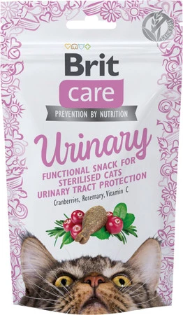 BRIT Care Cat Snack URINARY dla kotów sterylizowanych 50g