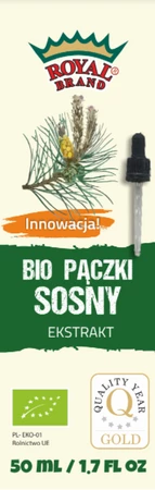 ROYAL BRAND EKSTRAKT Z PĄCZKÓW SOSNY W KROPLACH BIO 50 ml