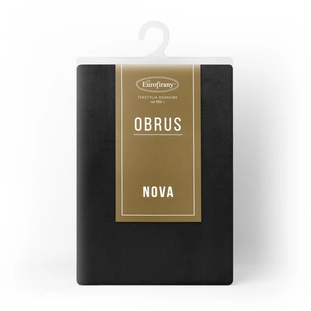 OBRUS MELINDA 140 X 180 CM CZARNY