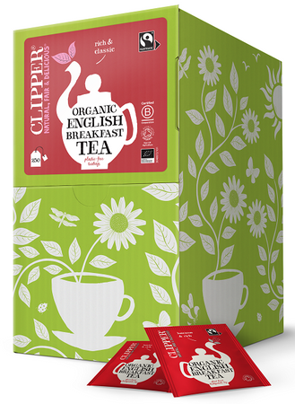 CLIPPER HERBATA ENGLISH BREAKFAST FAIR TRADE BIO (250 x 2,2 g) 550 g