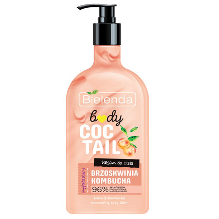 Bielenda Body Coctail Balsam do ciała wygładzający Brzoskwinia & Kombucha 400ml