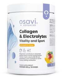 Osavi Collagen Electrolytes Vitality and Sport Kolagen i Elektrolity 390g smak ananas i mango