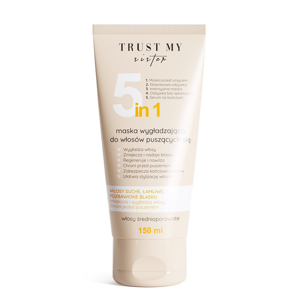 5in1 Mask maska 5w1 do włosów średnioporowatych 150ml - Nabea.pl