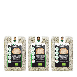 Zestaw: 3x BIOGOL SŁONECZNIK ŁUSKANY BEZGLUTENOWY BIO 350 g