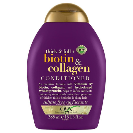 Organix − Biotyna i Kolagen, odżywka z biotyną i kolagenem − 385 ml