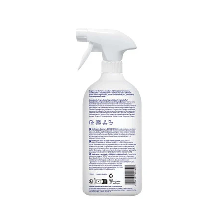 Attitude NATURE+, Spray do czyszczenia łazienki o zapachu skórki cytrusowej, 800 ml