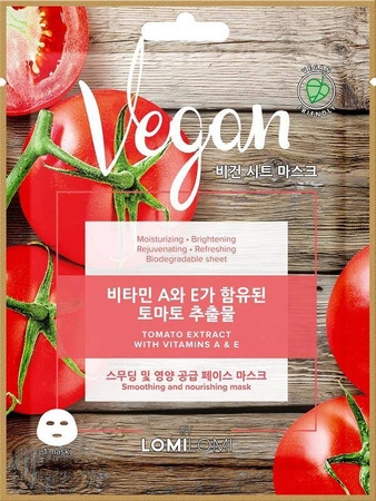 Vegan Sheet Mask vegańska maseczka w płachcie Pomidor 20ml
