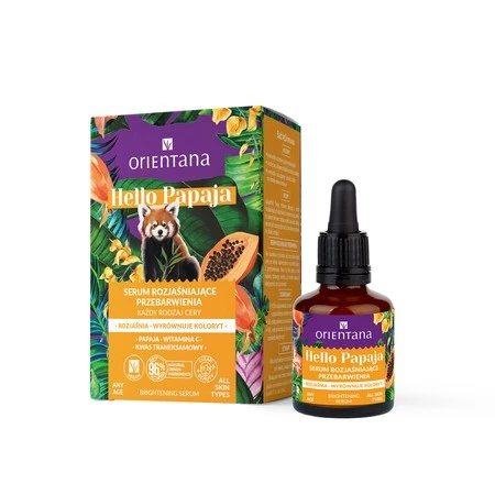 Orientana - Hello Papaya Serum rozjaśniające przebarwienia Witamina C Kwas traneksamowy 30ml