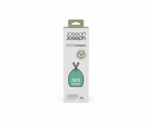 JJ - Worki na śmieci 20 sztuk, 40l, szary, Eco