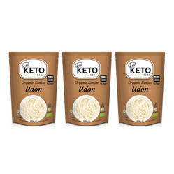 Zestaw: 3x Keto Chef Makaron Konjac Typu Noodle Udon Bezglutenowy Bio 270g