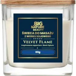 Big Nature Świeca sojowa do masażu insp. zapachem BLACK OPIUM 80g