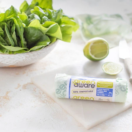GreenAware, Kompostowalne worki na śmieci 25 L, 10 szt.