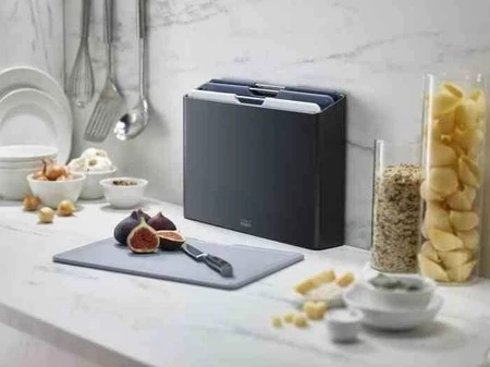 JJ - Zestaw 4 desek do krojenia L Folio™, grafitow