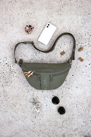 PALOPA Torebka nerka na smakołyki dla psa Emma dark olive