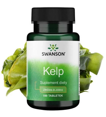 Swanson Kelp 225 Mcg 100 T  Wpomaga Pracę Tarczycy