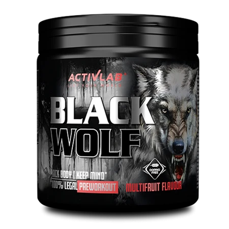 ACTIVLAB BLACK WOLF przedtreningówka 300g smak owocowy