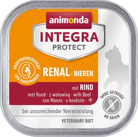 ANIMONDA INTEGRA Protect RENAL Wołowina dla kota 100g