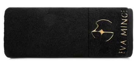 Ręcznik Gaja 70 x 140 cm, Czarny