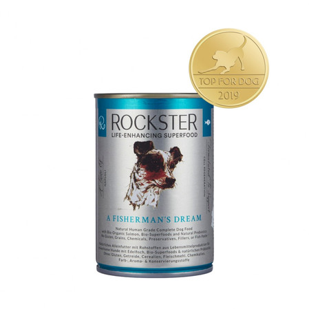 Zestaw 10x Rockster A fisherman's dream - BIO łosoś, kalmary i małże (400 g)
