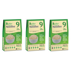 Zestaw 3x Better Than Foods - Bezglutenowy makaron konjac typu noodle BIO - 385g 