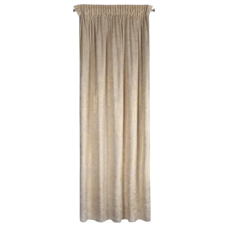 Zasłona 135x270 Avena beżowa szampańska gotowa na taśmie