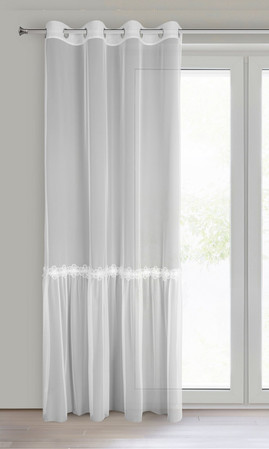 FIRANA GOTOWA ALISON 140 X 250 CM BIAŁY