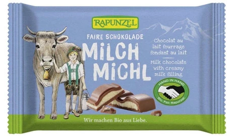 CZEKOLADA Z NADZIENIEM MLECZNYM 100 g - RAPUNZEL