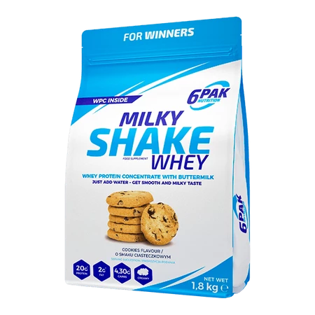 6PAK MILKY SHAKE WHEY  1800g COOKIES