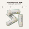 Kit & Kin, Biodegradowalne i bezzapachowe worki na zużyte pieluszki, 60 szt.