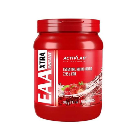 ACTIVLAB EAA XTRA INSTANT Aminokwasy 500g smak malina - truskawka