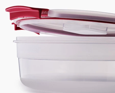 JJ-Zestaw 4 pojemników 1l okrągłych Nest Lock