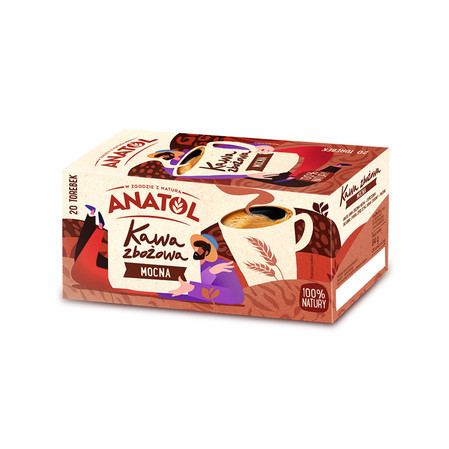 Anatol mocna expressowa kawa zbożowa 84g