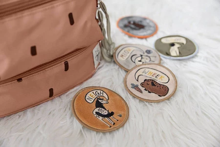 Lassig Plecak do przedszkola dla przedszkolaka Happy Prints karmelowy