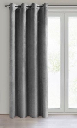 ZASŁONA GOTOWA D91 ROSA 140 X 250 CM STALOWY