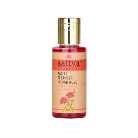 Sattva - Żel do mycia twarzy  Indian Rose 100ml