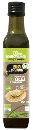 Big Nature Olej sezamowy 250 ml BIO