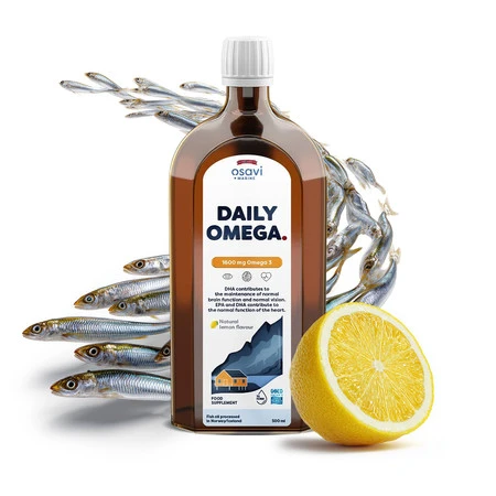 OSAVI Daily Omega 1600 mg - smak cytrynowy (500 ml)
