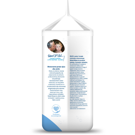 WaterWipes BIO, Chusteczki nawilżane dla dzieci 240 szt. (4 op. po 60 szt.)