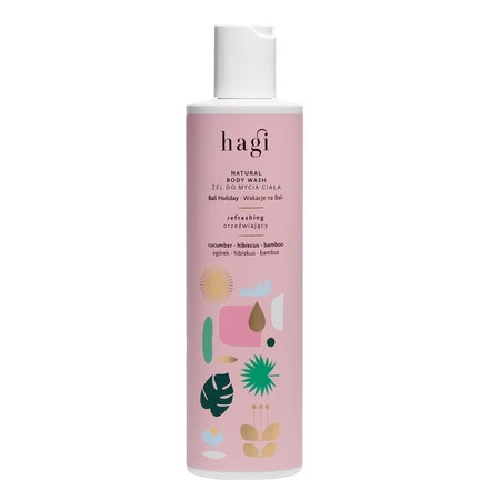 Hagi − Naturalny żel do mycia ciała Wakacje na Bali − 300 ml