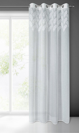 FIRANA GOTOWA ANET 140 X 250 CM BIAŁY