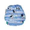 Close, Wodoodporny otulacz dla dzieci zapinany na napy, Blue Puffin