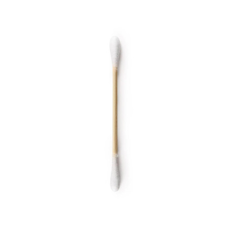 Humble brush, Ekologiczne patyczki do uszu bambus i naturalna bawełna, WHITE, białe, 100szt