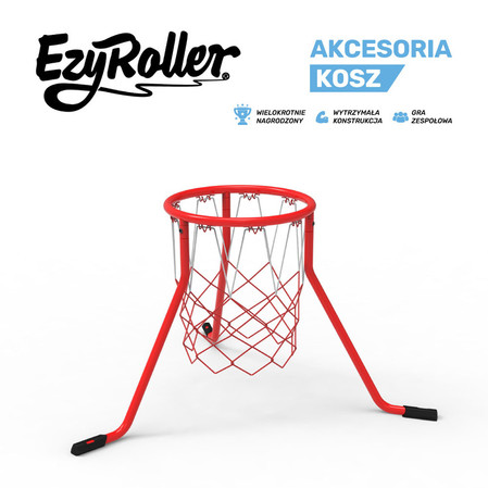 EzyRoller Kosz do koszykówki Red