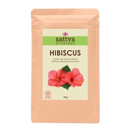 Sattva - Zakwaszacz do henny i ziół barwiących Hibiscus 70g