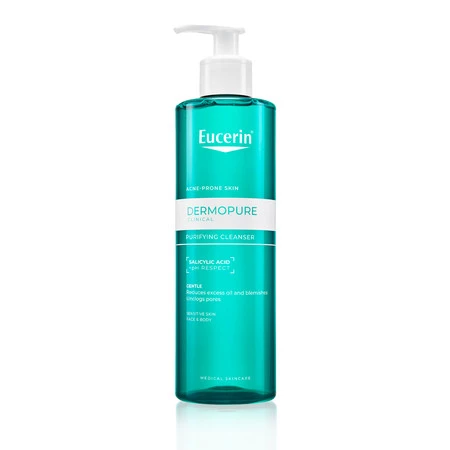 Eucerin Dermopure Clinical Żel oczyszczający do twarzy i ciała 400ml
