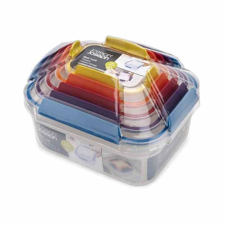 JJ - Zestaw 5 pojemników, Nest™ Lock, multikolor