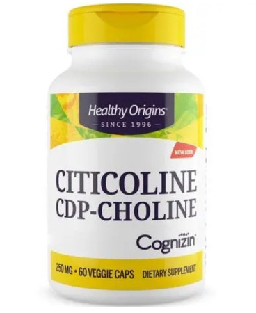 HEALTHY ORIGINS Cognizin Citicoline CDP-Choline - Cytykolina 250 mg 60 kaps.