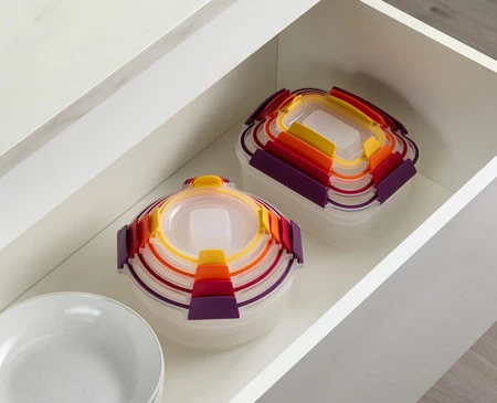 JJ-Zestaw 8 pojemników 16el. Nest Lock