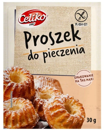 Celiko − Proszek do pieczenia bez glutenu − 30 g