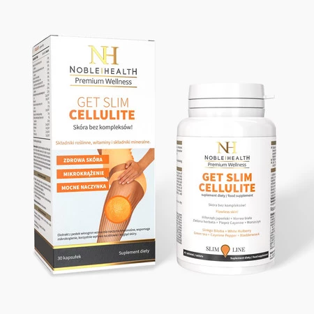 Noble Health Get Slim Cellulite wspomagający spalanie tłuszczu 30 kaps.